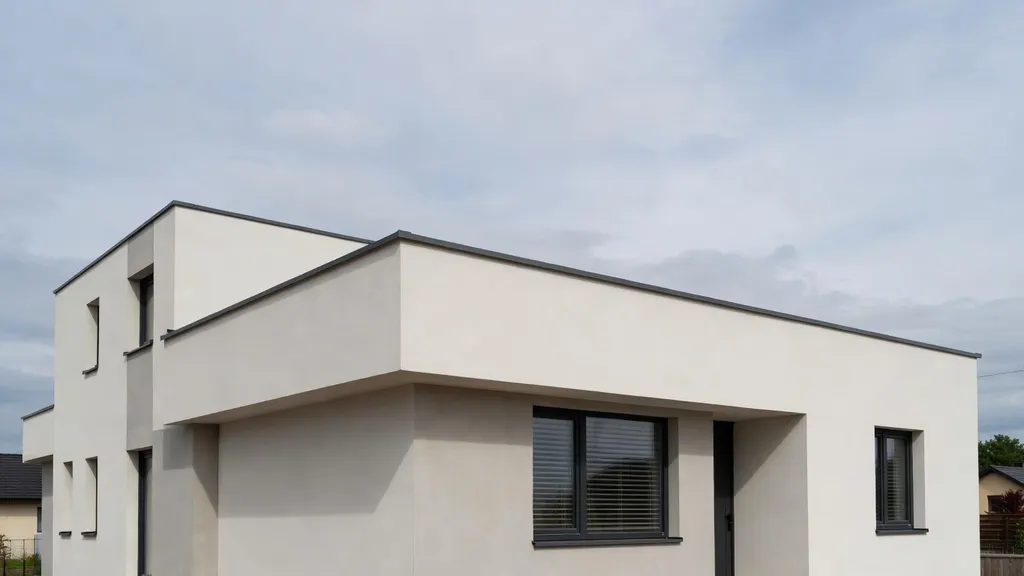 Dom Z Płaskim Dachem