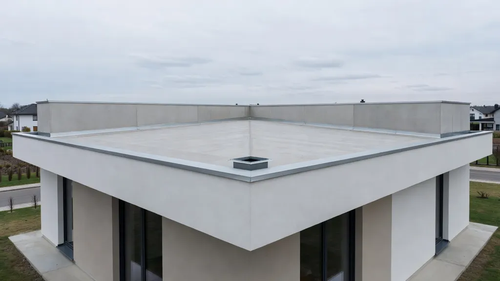 Dom Z Płaskim Dachem