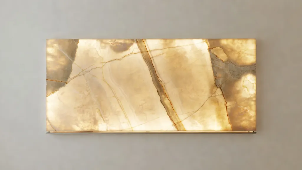 Podświetlany Kamień Na Ścianie