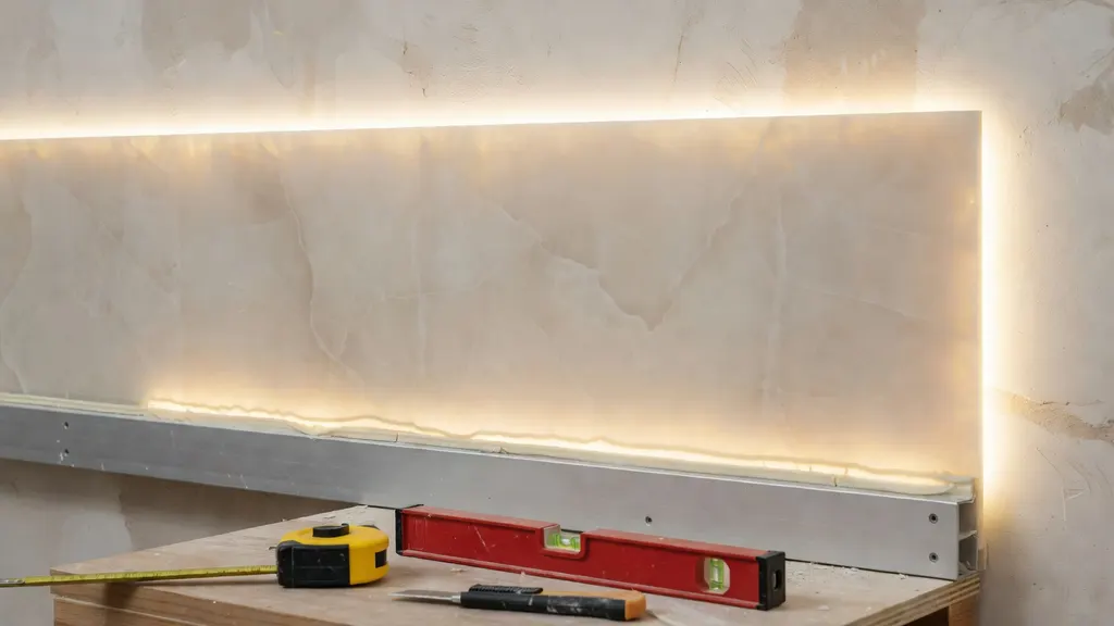 Podświetlany Kamień Na Ścianie